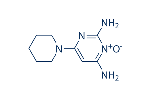 minoxidil - chemický vzorec